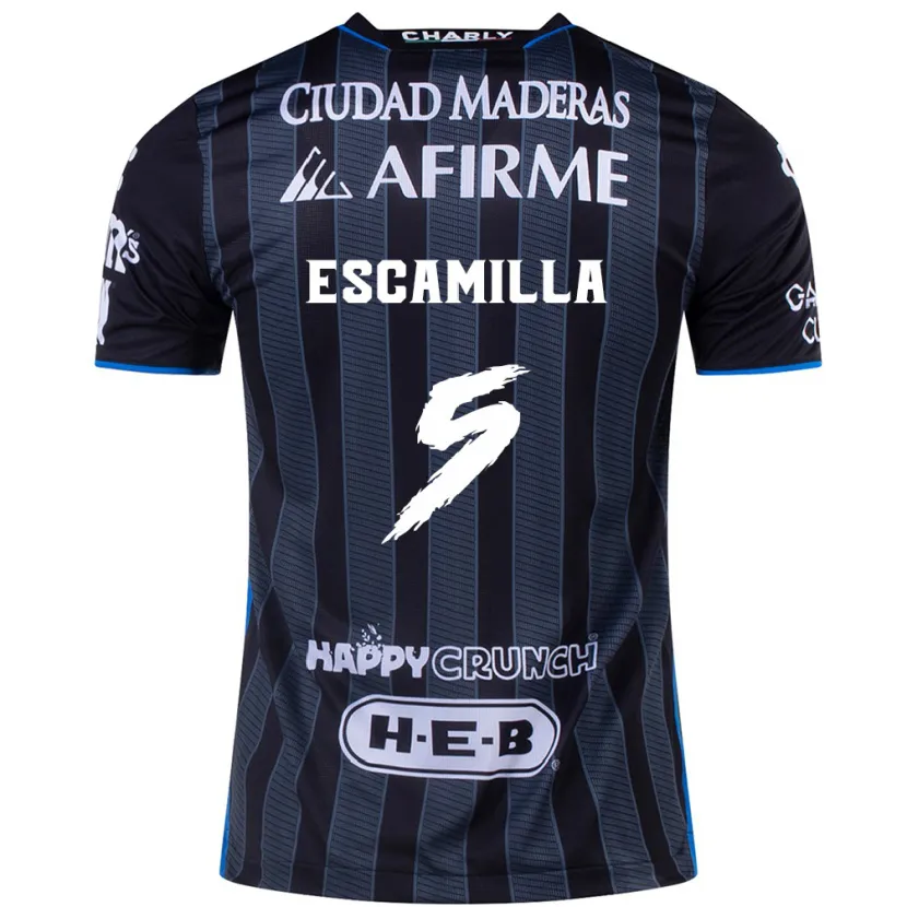DanxenレディースKevin Escamilla#5白黒アウェイシャツ2024/25ジャージーユニフォーム