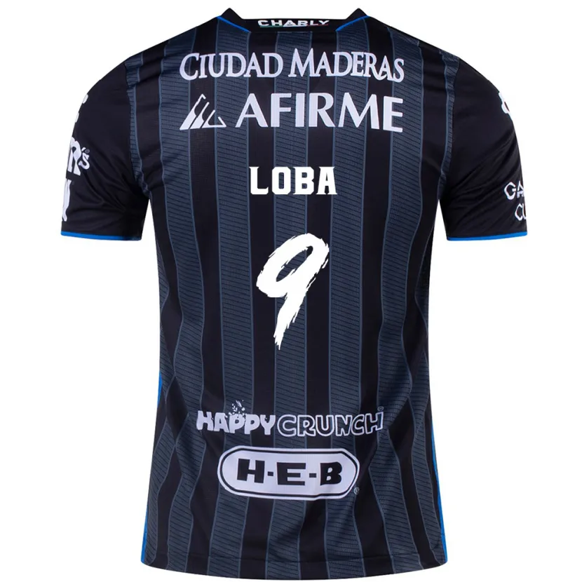 DanxenレディースAké Loba#9白黒アウェイシャツ2024/25ジャージーユニフォーム