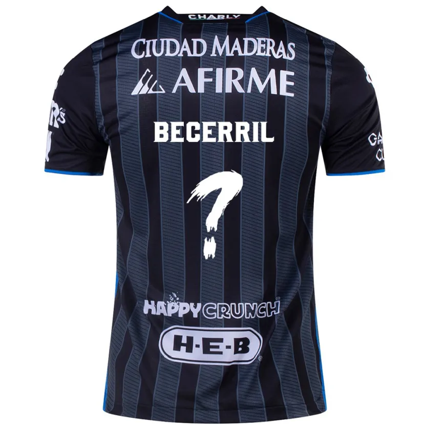 DanxenレディースAbner Becerril#0白黒アウェイシャツ2024/25ジャージーユニフォーム
