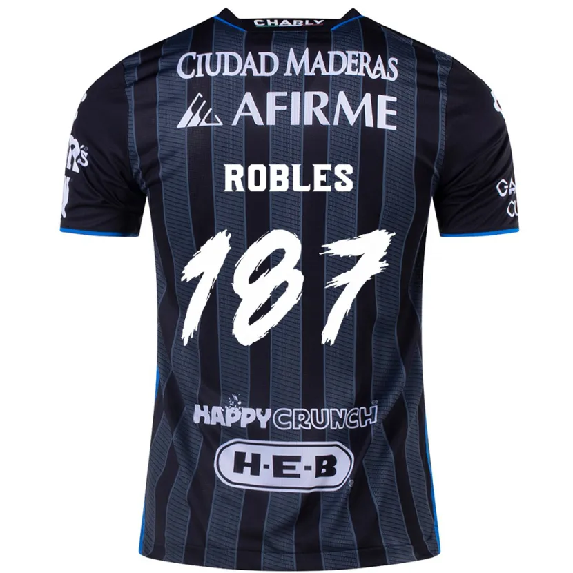 DanxenレディースJuan Robles#187白黒アウェイシャツ2024/25ジャージーユニフォーム
