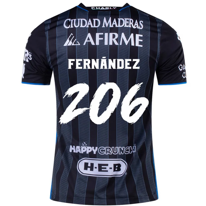 DanxenレディースErik Fernández#206白黒アウェイシャツ2024/25ジャージーユニフォーム