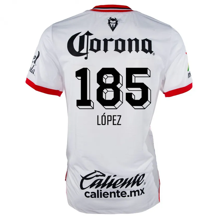 DanxenレディースDavid López#185赤、白アウェイシャツ2024/25ジャージーユニフォーム