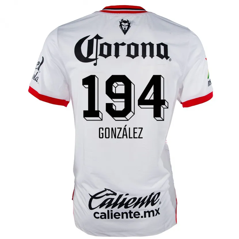 DanxenレディースCristopher González#194赤、白アウェイシャツ2024/25ジャージーユニフォーム