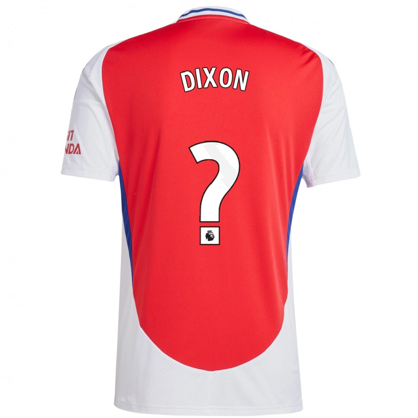 DanxenキッズDanny Dixon#0赤 白ホームシャツ2024/25ジャージーユニフォーム