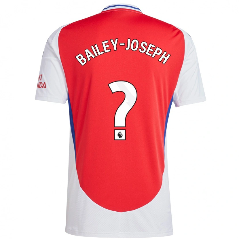 DanxenキッズBrando Bailey-Joseph#0赤 白ホームシャツ2024/25ジャージーユニフォーム