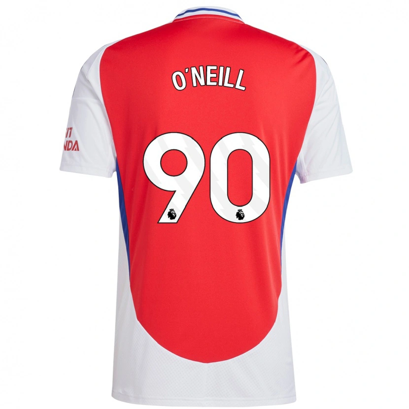 DanxenキッズCeadach O'neill#90赤 白ホームシャツ2024/25ジャージーユニフォーム