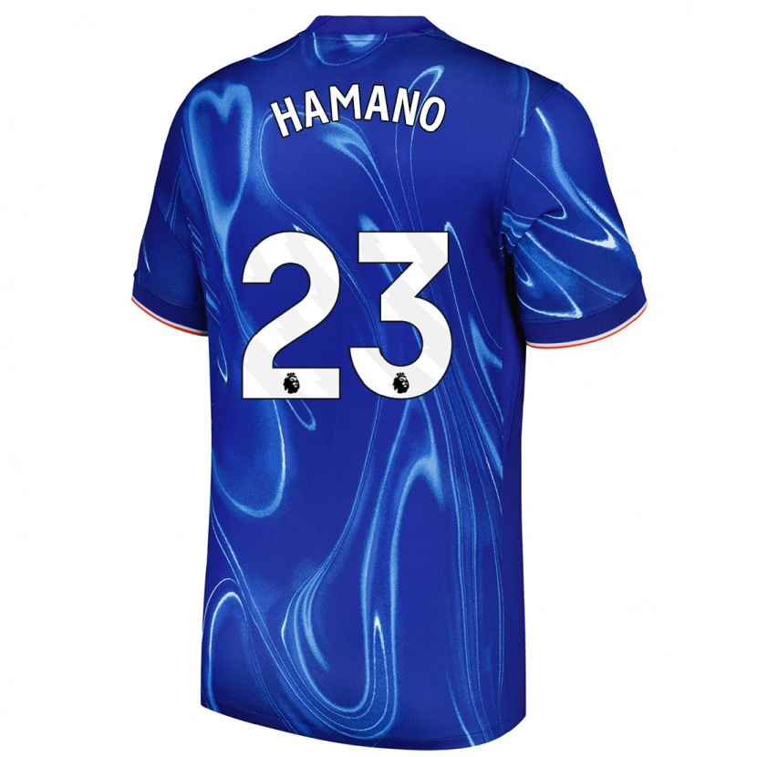 Danxenキッズ浜野まいか#23ブルーホワイトホームシャツ2024/25ジャージーユニフォーム