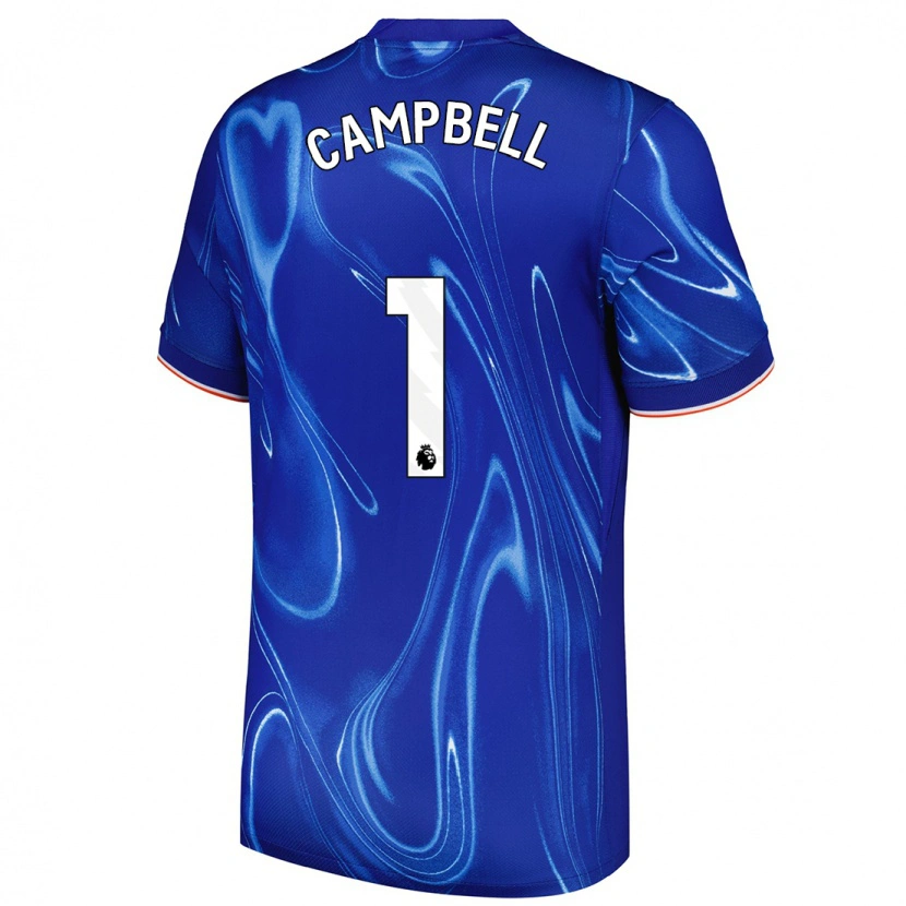 Danxenキッズルーク・キャンベル#1ブルーホワイトホームシャツ2024/25ジャージーユニフォーム