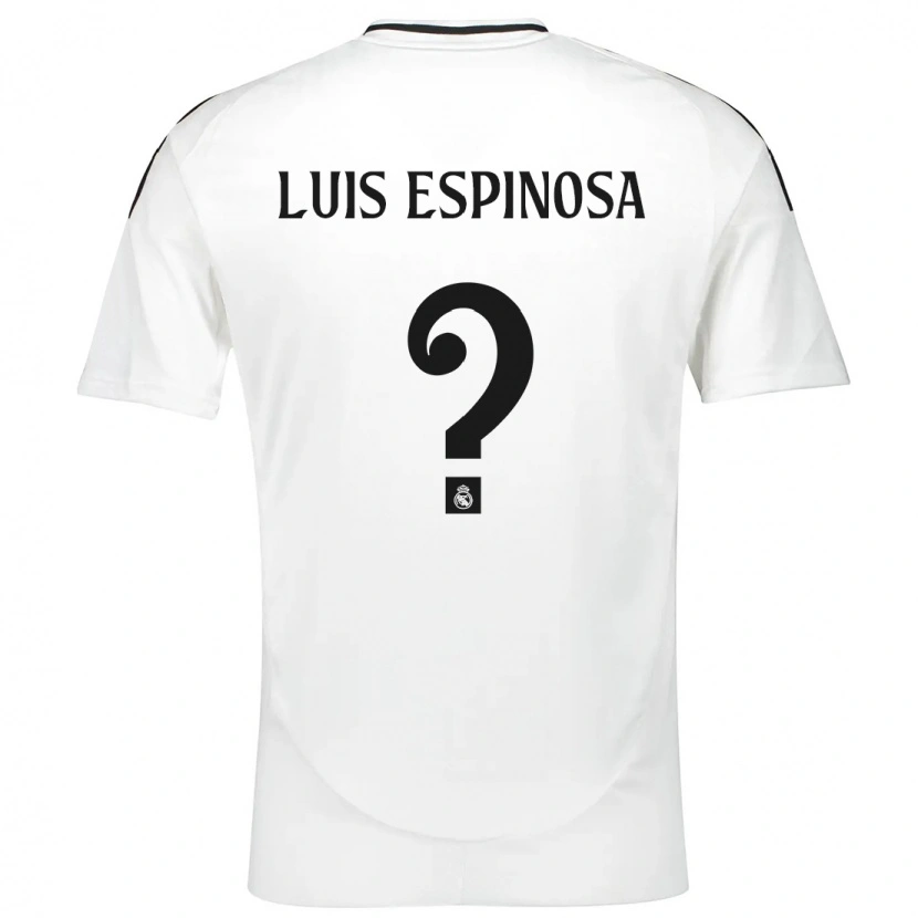 DanxenキッズJosé Luis Espinosa#0白ホームシャツ2024/25ジャージーユニフォーム