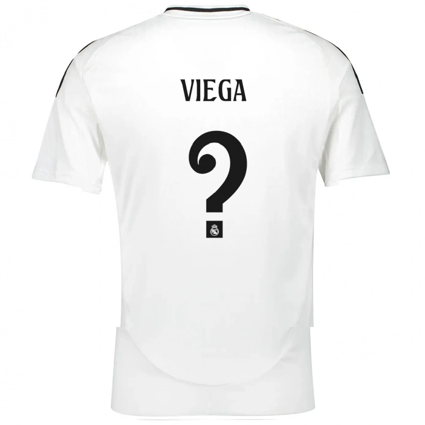 DanxenキッズMarcos Viega#0白ホームシャツ2024/25ジャージーユニフォーム
