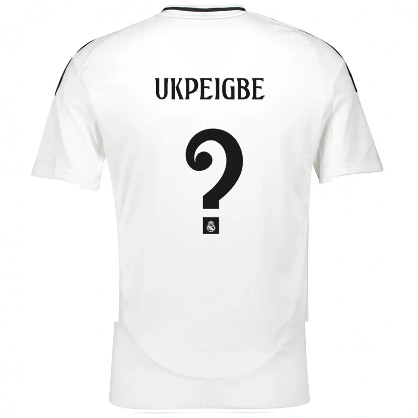 DanxenキッズMelvin Ukpeigbe#0白ホームシャツ2024/25ジャージーユニフォーム