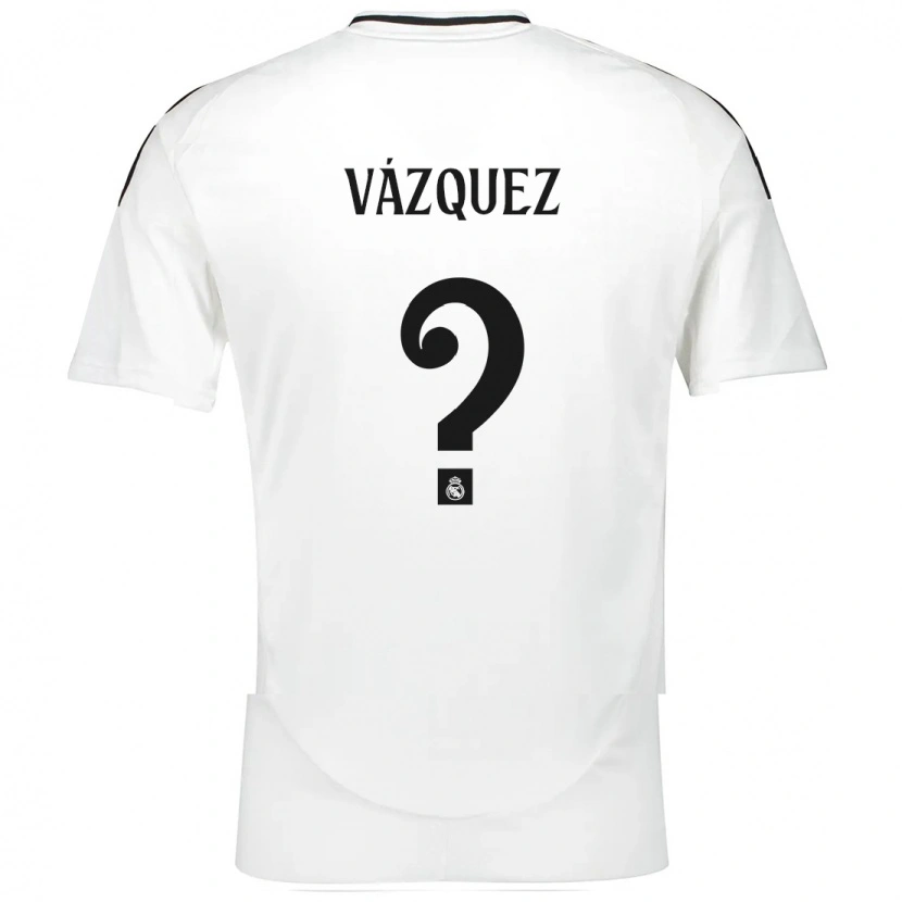 DanxenキッズErik Vázquez#0白ホームシャツ2024/25ジャージーユニフォーム