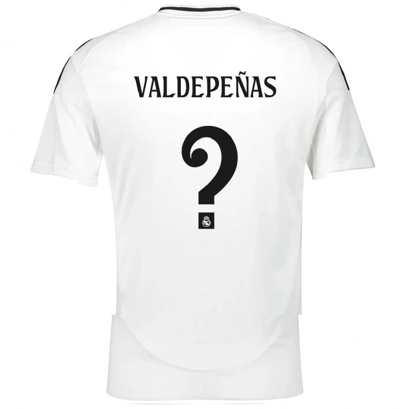DanxenキッズVíctor Valdepeñas#0白ホームシャツ2024/25ジャージーユニフォーム