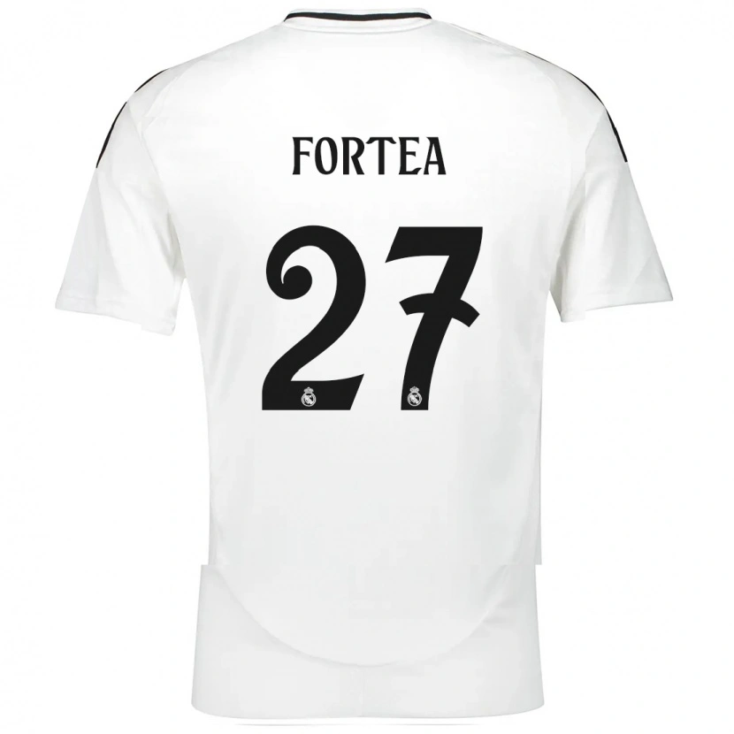 Danxenキッズヘスス・フォルテア#27白ホームシャツ2024/25ジャージーユニフォーム