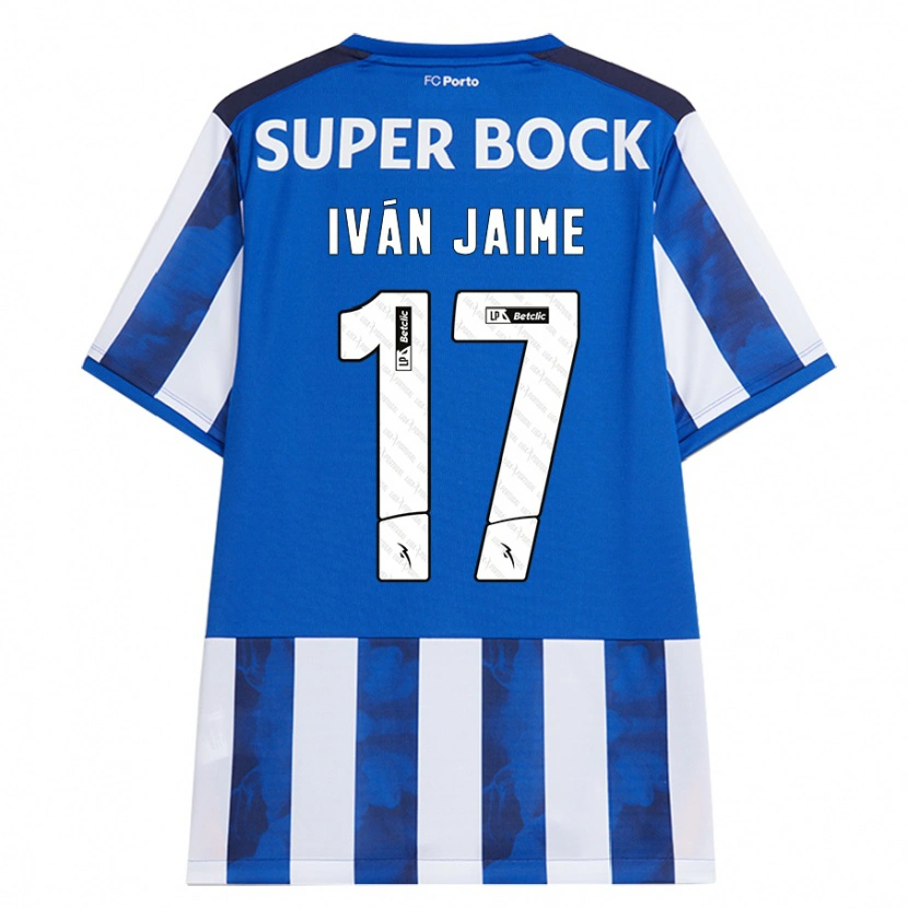 Danxenキッズイバン・ハイメ#17ブルーホワイトホームシャツ2024/25ジャージーユニフォーム