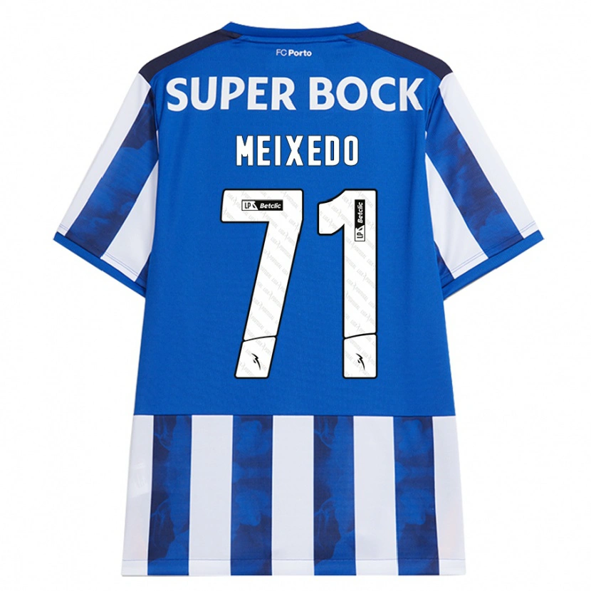 Danxenキッズフランシスコ・メイラ・メイシェド#71ブルーホワイトホームシャツ2024/25ジャージーユニフォーム