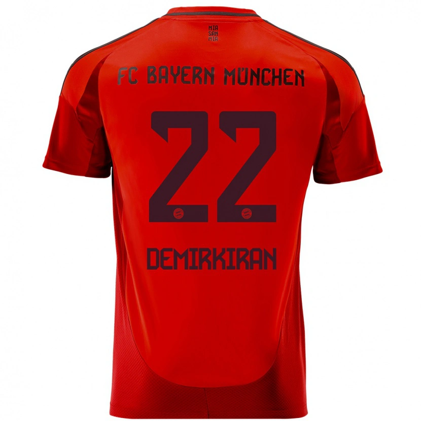 Danxenキッズエディス・デミルキラン#22赤ホームシャツ2024/25ジャージーユニフォーム