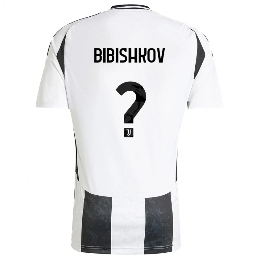 DanxenキッズMarsel Bibishkov#0白 黒ホームシャツ2024/25ジャージーユニフォーム
