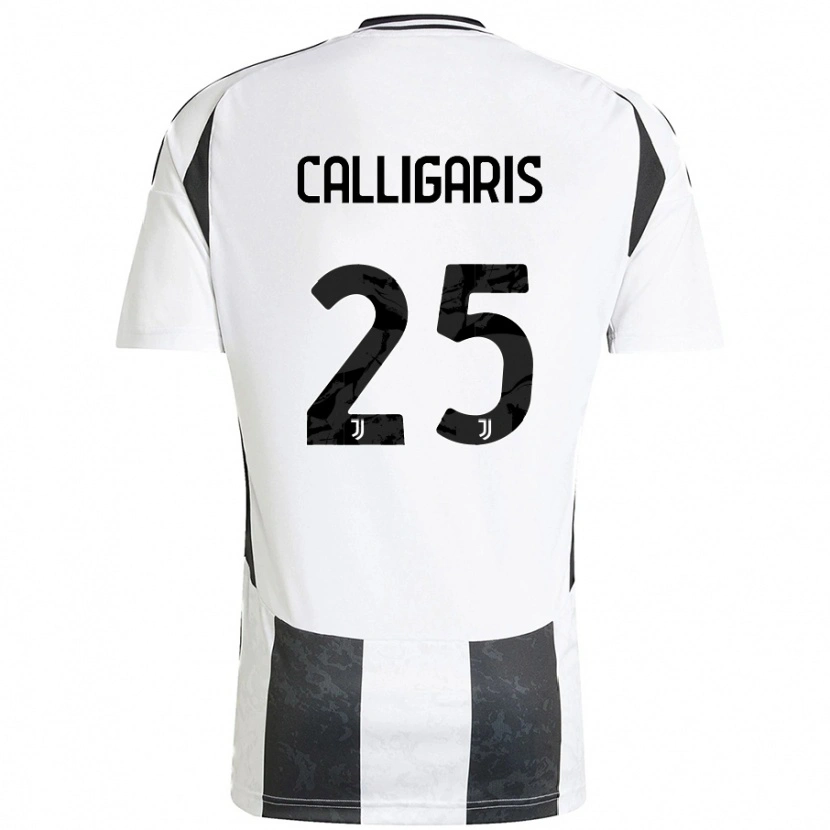 DanxenキッズViola Calligaris#25白 黒ホームシャツ2024/25ジャージーユニフォーム