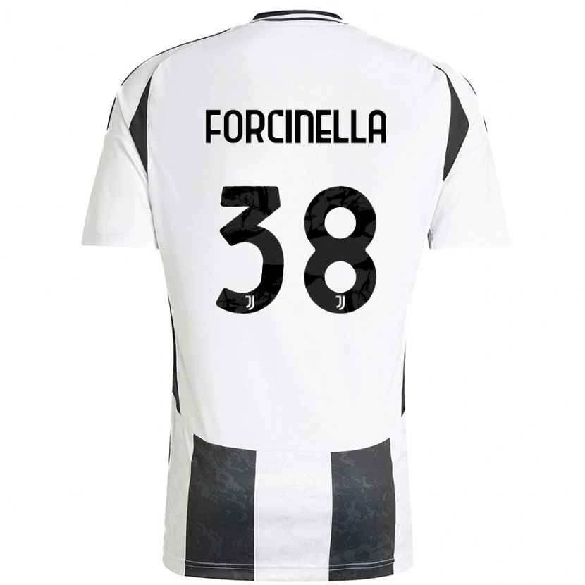 DanxenキッズCamilla Forcinella#38白 黒ホームシャツ2024/25ジャージーユニフォーム