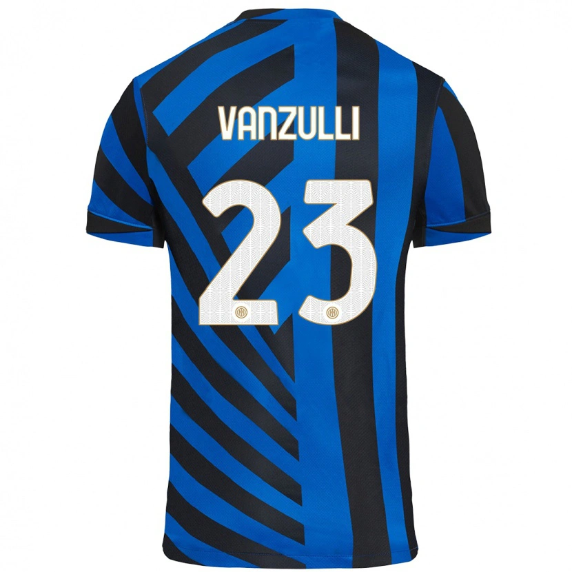 DanxenキッズMarco Vanzulli#23青黒ホームシャツ2024/25ジャージーユニフォーム