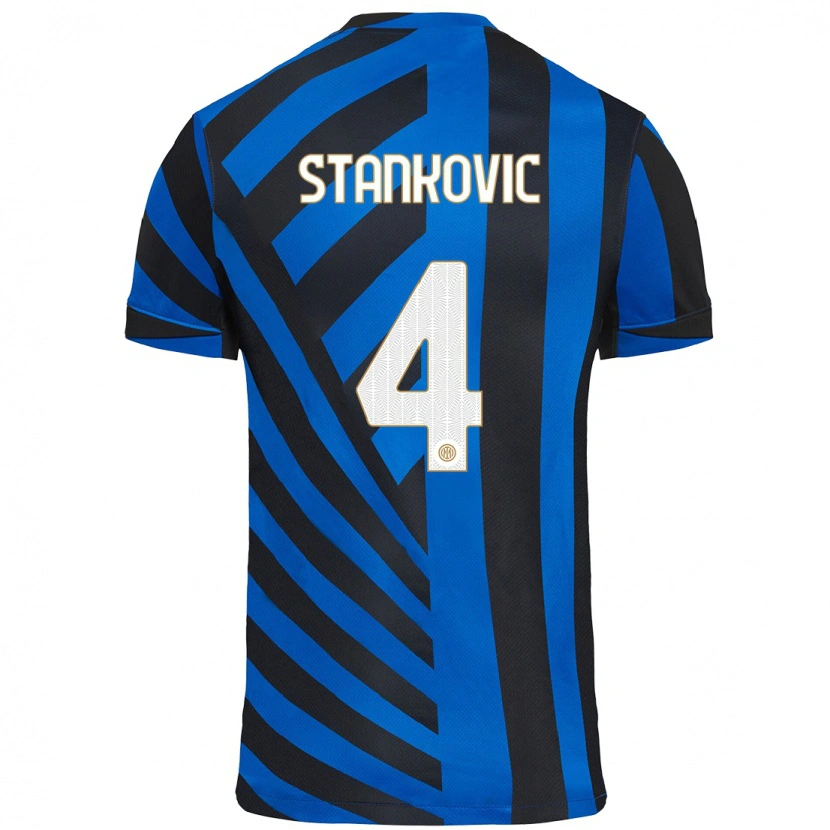 Danxenキッズアレクサンダル・スタンコヴィッチ#4青黒ホームシャツ2024/25ジャージーユニフォーム