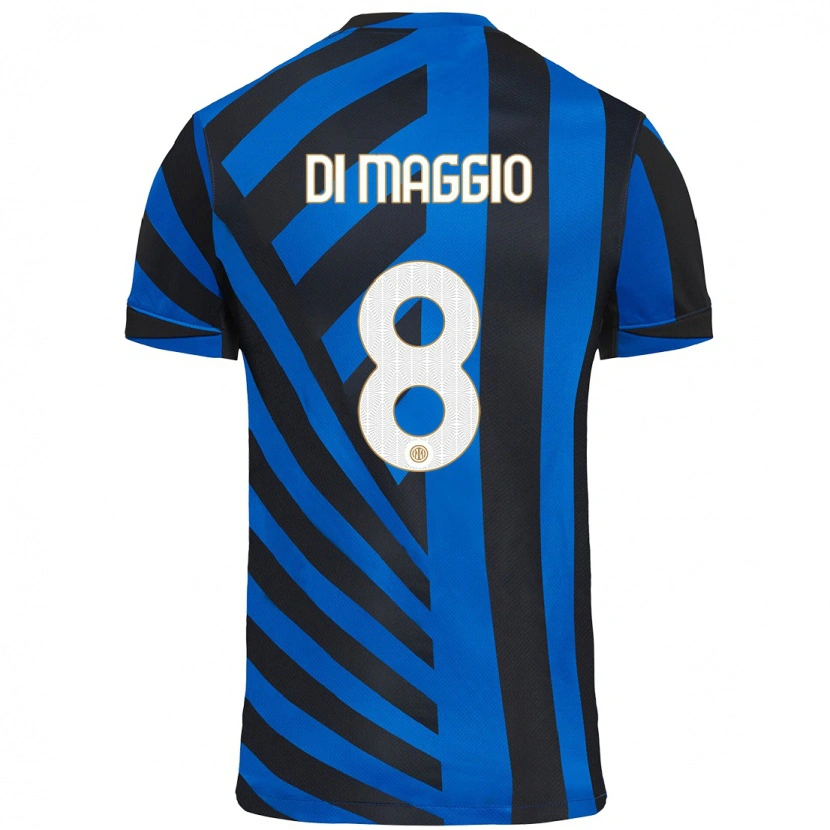 Danxenキッズルカ・ディ・マッジョ#8青黒ホームシャツ2024/25ジャージーユニフォーム