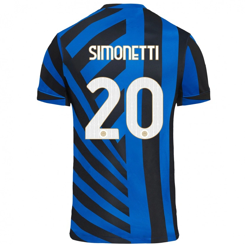 Danxenキッズフラミニア・シモネッティ#20青黒ホームシャツ2024/25ジャージーユニフォーム