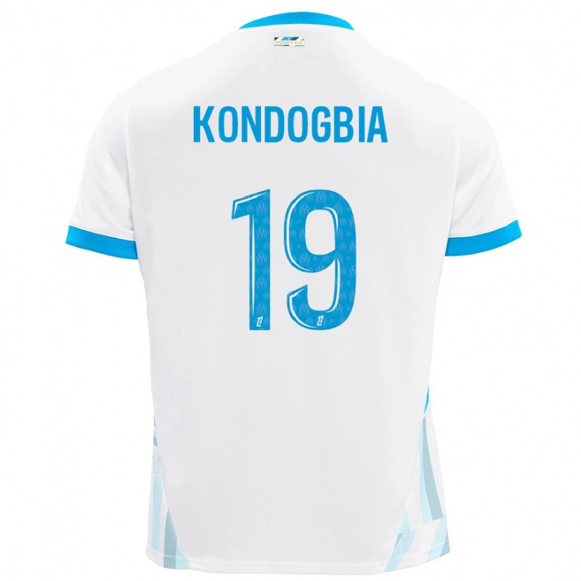 Danxenキッズジョフレイ・コンドグビア#19白 空 青ホームシャツ2024/25ジャージーユニフォーム