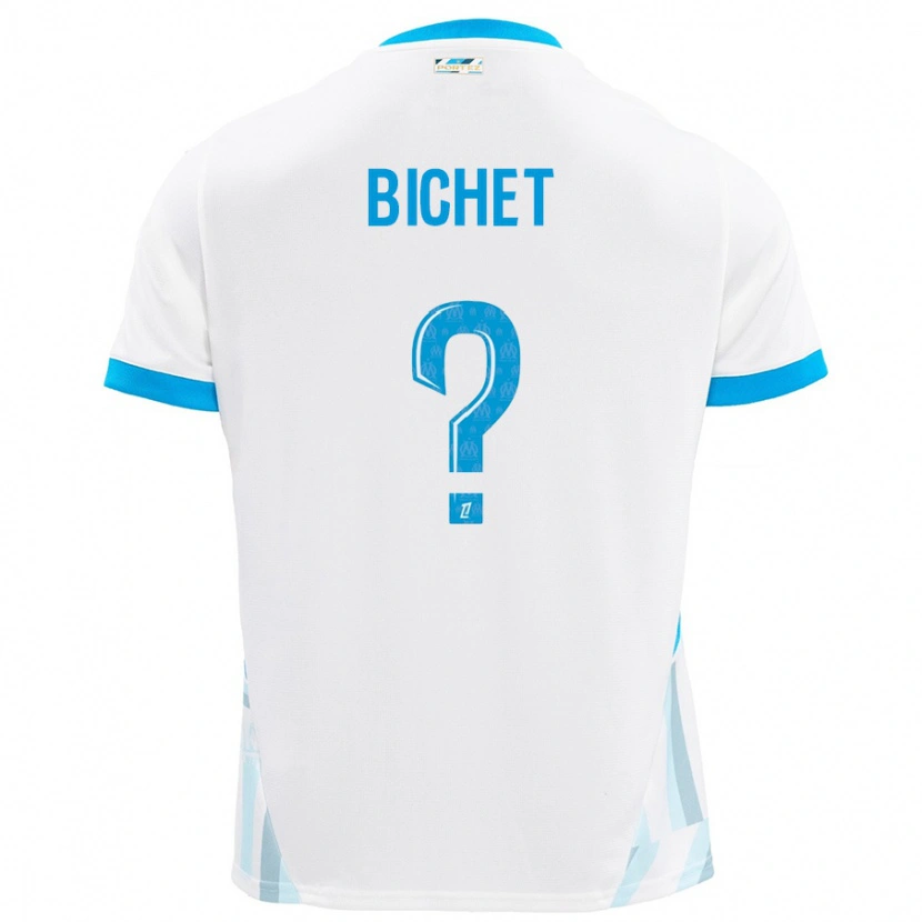 DanxenキッズTristan Bichet#0白 空 青ホームシャツ2024/25ジャージーユニフォーム