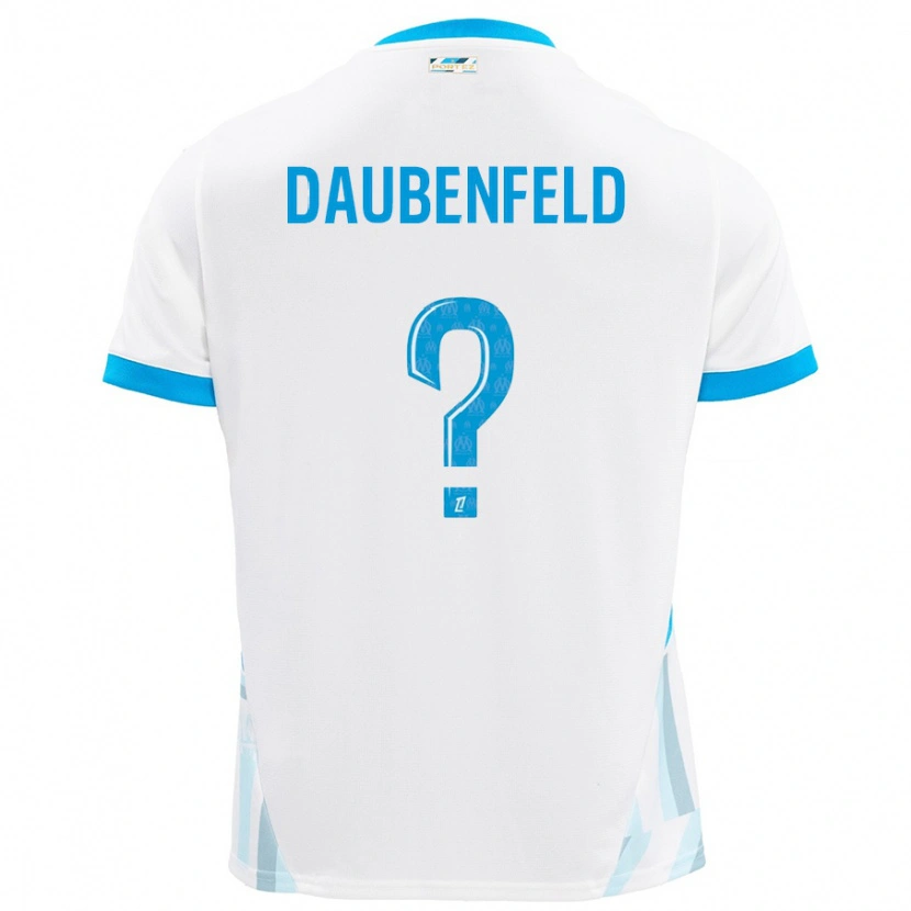 Danxenキッズルーカス・ダウベンフェルド#0白 空 青ホームシャツ2024/25ジャージーユニフォーム