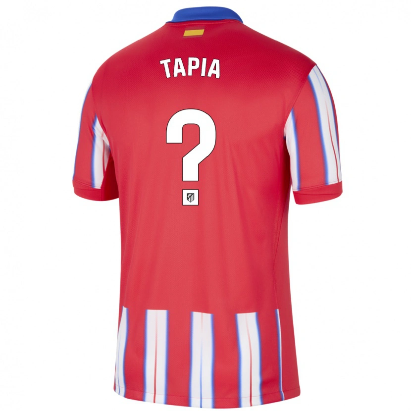 DanxenキッズUnai Tapia#0赤 白 青ホームシャツ2024/25ジャージーユニフォーム