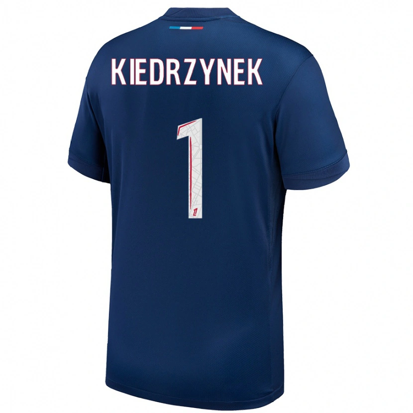 Danxenキッズカタジナ・カイドリネック#1ネイビーブルー ホワイトホームシャツ2024/25ジャージーユニフォーム