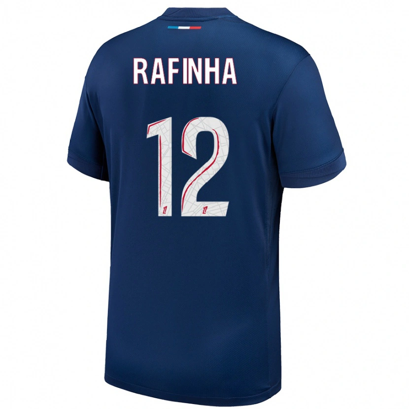 Danxenキッズラファエル・アルカンタラ・ド・ナシメント#12ネイビーブルー ホワイトホームシャツ2024/25ジャージーユニフォーム