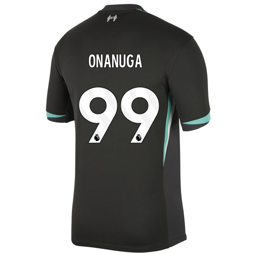 Danxenキッズオナヌガフロア#99ブラック アンスラサイト ホワイトアウェイシャツ2024/25ジャージーユニフォーム