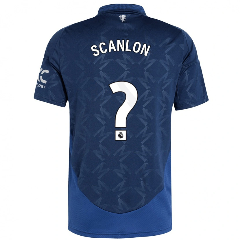 DanxenキッズLuca Scanlon#0インジゴアウェイシャツ2024/25ジャージーユニフォーム