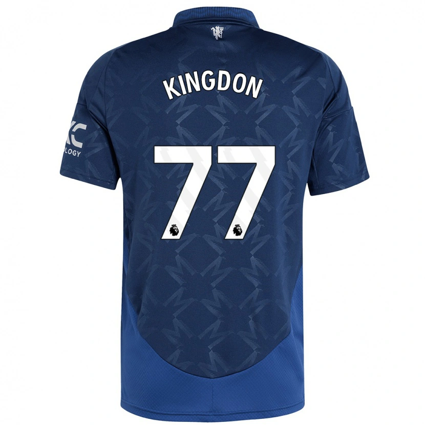 Danxenキッズフィンリー・マカリスター#77インジゴアウェイシャツ2024/25ジャージーユニフォーム