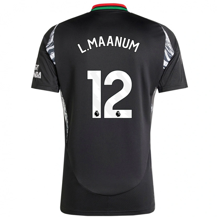 Danxenキッズフリーダ・マーナム#12黒アウェイシャツ2024/25ジャージーユニフォーム