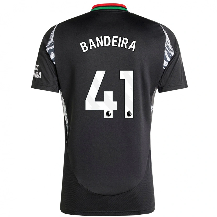 Danxenキッズマウロ・バンデイラ#41黒アウェイシャツ2024/25ジャージーユニフォーム
