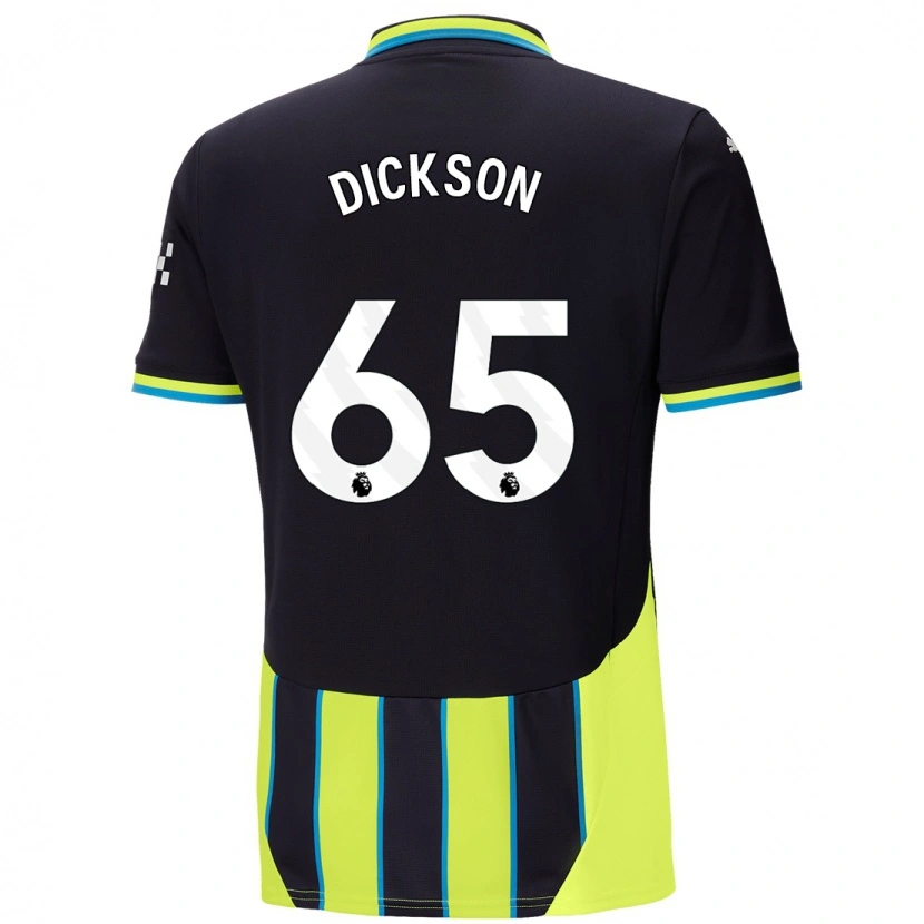 Danxenキッズディクソン#65青 黄アウェイシャツ2024/25ジャージーユニフォーム