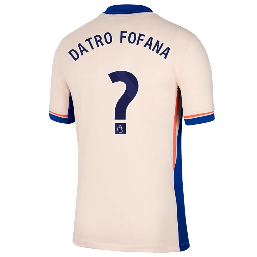 Danxenキッズダヴィド・ダトロ・フォファナ#0ライトベージュアウェイシャツ2024/25ジャージーユニフォーム