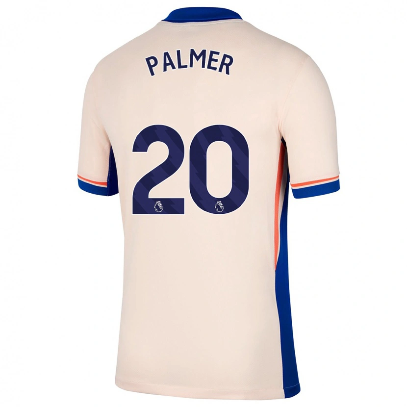 Danxenキッズコール・パルマー#20ライトベージュアウェイシャツ2024/25ジャージーユニフォーム