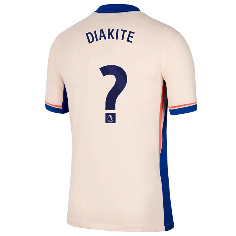 DanxenキッズCalvin Diakite#0ライトベージュアウェイシャツ2024/25ジャージーユニフォーム