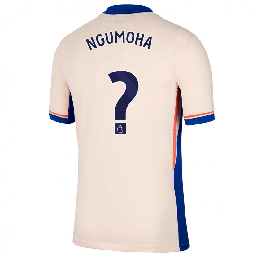 DanxenキッズRio Ngumoha#0ライトベージュアウェイシャツ2024/25ジャージーユニフォーム