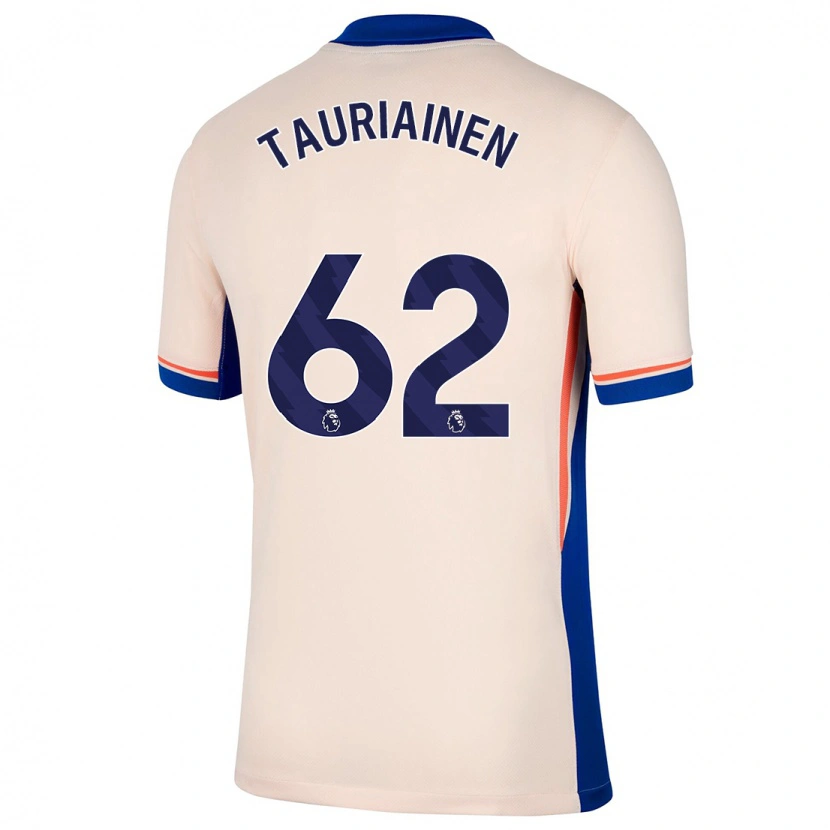 Danxenキッズジミ・タウリアイネン#62ライトベージュアウェイシャツ2024/25ジャージーユニフォーム