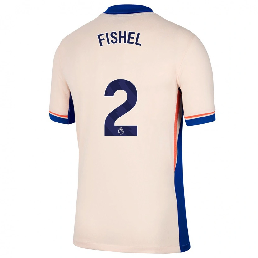 Danxenキッズミア・フィシェル#2ライトベージュアウェイシャツ2024/25ジャージーユニフォーム