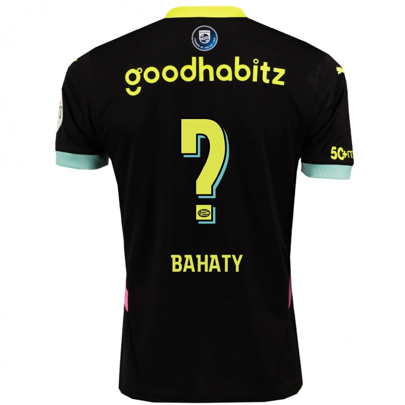 DanxenキッズManuel Bahaty#0黒 黄アウェイシャツ2024/25ジャージーユニフォーム