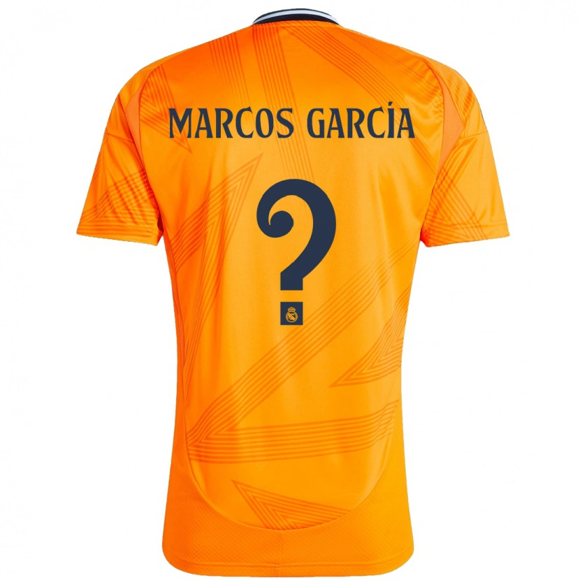 DanxenキッズMarcos García#0オレンジアウェイシャツ2024/25ジャージーユニフォーム