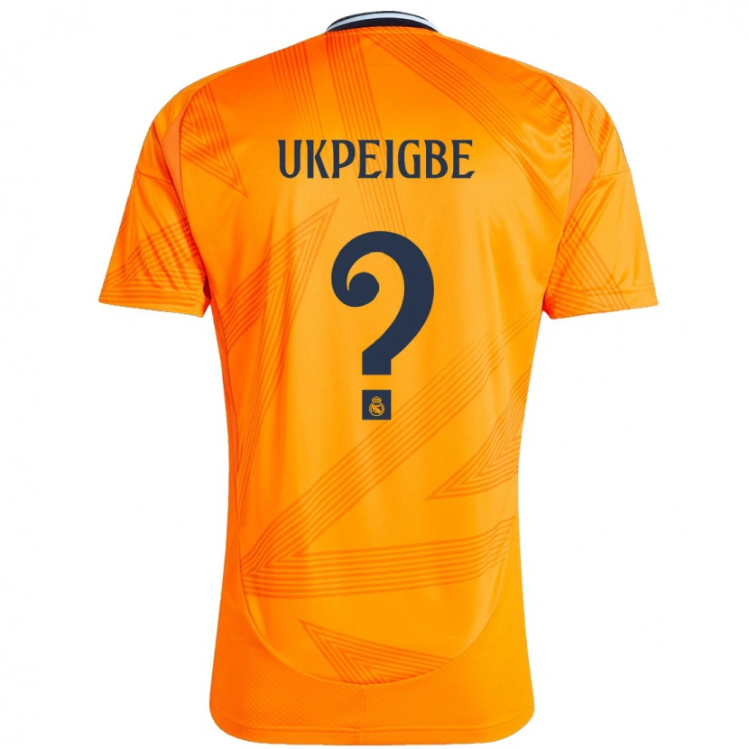 DanxenキッズMelvin Ukpeigbe#0オレンジアウェイシャツ2024/25ジャージーユニフォーム