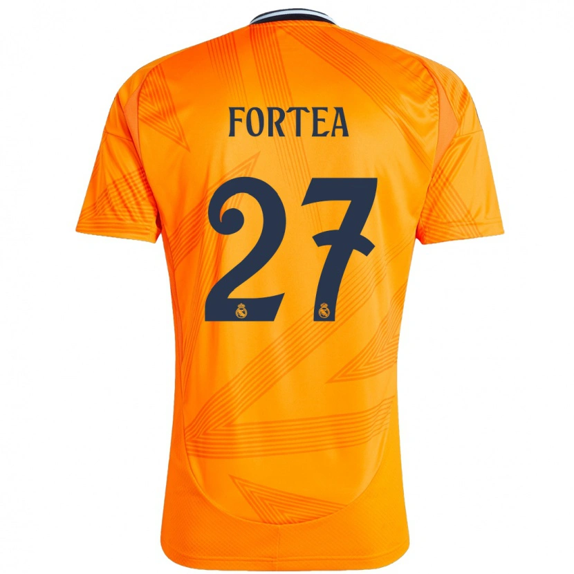 Danxenキッズヘスス・フォルテア#27オレンジアウェイシャツ2024/25ジャージーユニフォーム